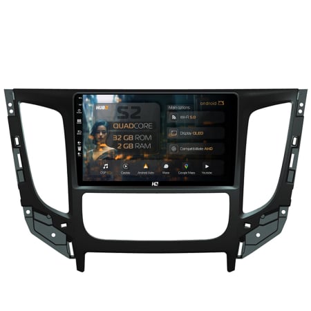 Pajero (2016-2018) - Navigatie Carplay Mitsubishi Pajero (2016-2018) Android 2GB | Hub64.ro