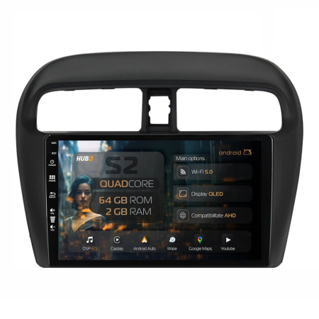 Navigații Mitsubishi Attrage 2012->> - Navigatie Android Mitsubishi Space Star / Mirage / Attrage (2012+) 2GB | Hub64.ro