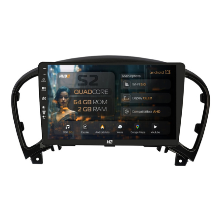 Navigații Nissan Juke 2010-2019 - Navigatie Carplay Android Nissan Juke 2GB | Hub64.ro