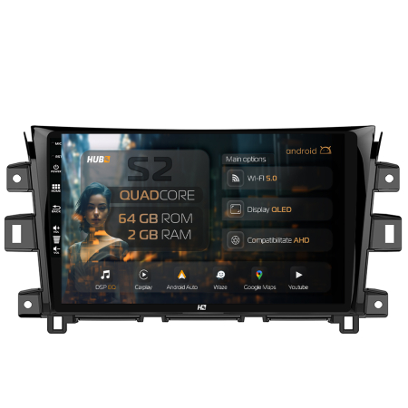 Nissan - Navigatie Carplay Nissan Navara 2GB | Hub64.ro