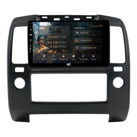 Navigații Nissan Navara 2005-2015 - Navigatie Android Nissan Navara QLED | Hub64.ro