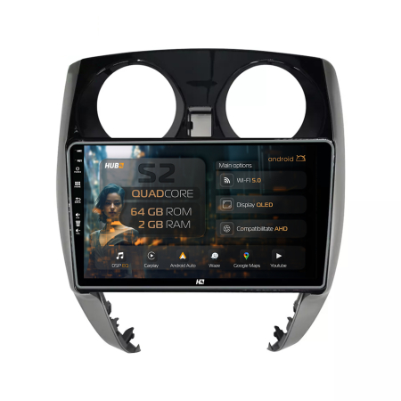 Nissan - Navigatie Carplay Nissan Note (2012-2019) Android 2GB | Hub64.ro