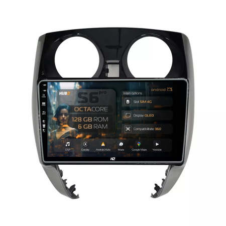 Note 2012-2019 - Navigatie Android Nissan Note (2012-2019) 6GB | Hub64.ro