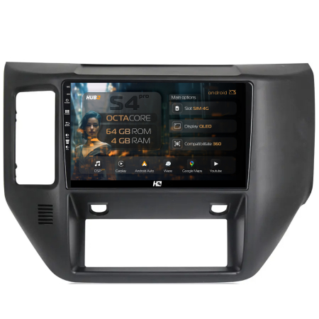 Patrol 2004-2012 - Navigatie Android 13 Nissan Patrol QLED | Hub64.ro