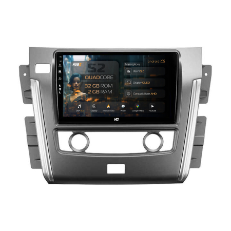 Patrol 2012-2020 - Navigatie Carplay Nissan Patrol Android 2GB | Hub64.ro