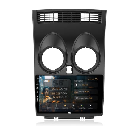 Qashqai J10 2006-2013 - Navigatie Android Nissan Qashqai 4G 6GB | Hub64.ro