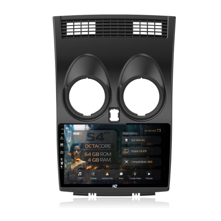 Qashqai J10 2006-2013 - Navigatie Android 13 Nissan Qashqai QLED | Hub64.ro