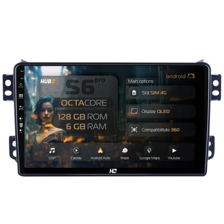 Agila 2000-2014 - Navigatie Android 13 Opel Agila 6+128GB | Hub64.ro