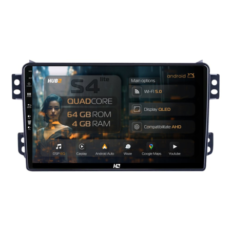 Navigații Suzuki Splash 2008-2014 - Navigatie Android Opel Agila / Suzuki Splash (2008-2014) 4GB | Hub64.ro