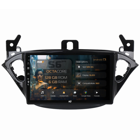 Corsa E 2013-2019 - Navigatie Opel Corsa E 2016-2019 6+128| Hub64.ro