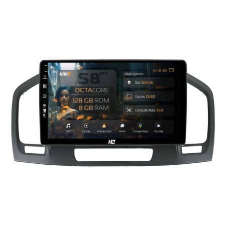 Navigații Opel Insignia 2008-2013 - Navigatie Opel Insignia 2008-2013 8+128GB | Hub64.ro