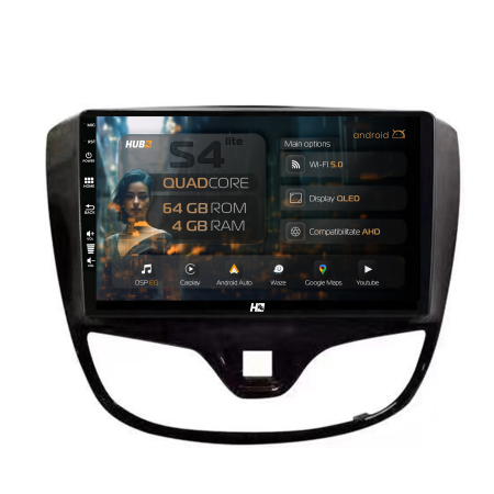 Karl 2017 ->> - Navigatie Android 13 Opel Karl Autodrop QLED | Hub64.ro