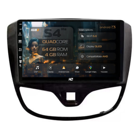 Navigații Opel Karl 2015-2019 - Navigatie Android Opel Karl HUB64 QLED | Hub64.ro
