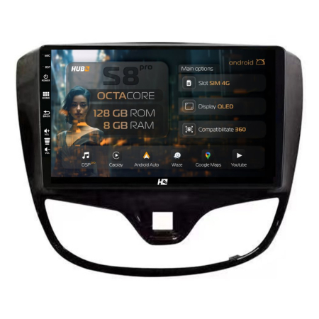 Navigații Opel Karl 2015-2019 - Navigatie Android Opel Karl 8+128GB | Hub64.ro
