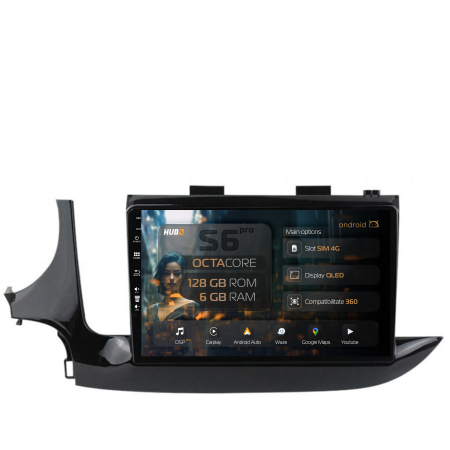 Mokka 2016->> - Navigatie Android Opel Mokka 2016-Prezent 4G 6GB | Hub64.ro