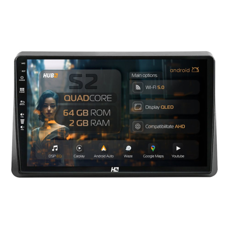 Navigații Renault Master III facelift 2020-2024 - Navigatie Carplay 13 Renault Master 2020 2GB | Hub64.ro