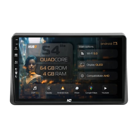 Renault Master lll 2020-2024 - Navigatie Android Master/Movano QLED| Hub64.ro