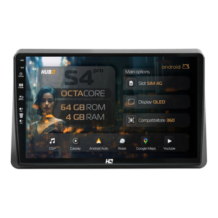 Navigații Renault Master III facelift 2020-2024 - Navigatie Android Master/Movano QLED| Hub64.ro