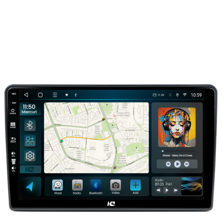 Navigatie Android Opel Vivaro / Renault Trafic / Nissan Primastar (2006-2010) QLED | Hub64.ro [1]