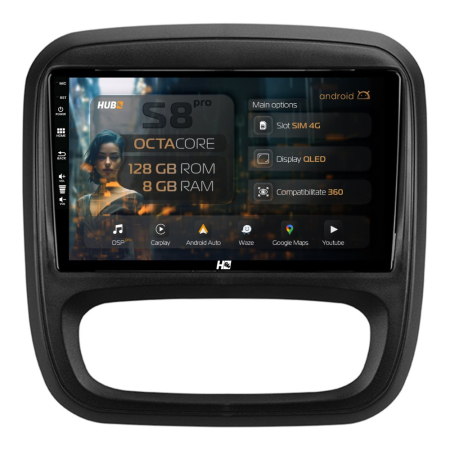 Navigații Renault Trafic III 2014-2019 - Navigatie Android Fiat Talento (2016-2021) 8GB | Hub64.ro