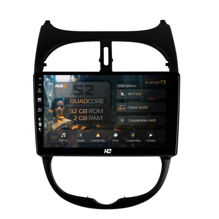 206 (1998-2012) - Navigatie Android 13 E Trafic, Vivaro, Primastar | Hub64.ro