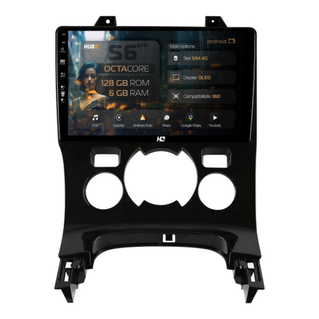 Navigații Peugeot 5008 (2009-2017) - Navigatie Android Peugeot 3008 6+128GB | Hub64.ro
