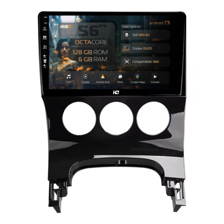 Navigații Peugeot 5008 (2009-2017) - Navigatie Android Peugeot 3008 6+128GB | Hub64.ro