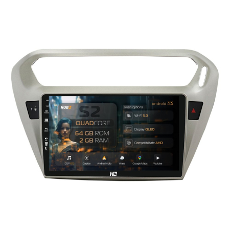 Navigații Peugeot 301 (2013 ->>) - Carplay Android Peugeot 301/C-Elysee | Hub64.ro