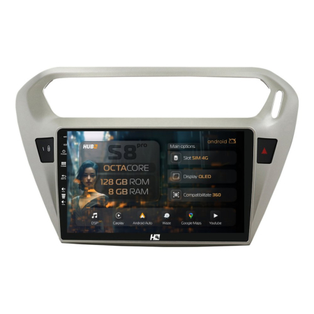 Navigații Peugeot 301 (2013 ->>) - Navigatie Peugeot 301/C-Elysee 8GB RAM | Hub64.ro