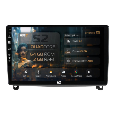 Navigații Peugeot 407 (2004-2011) - Navigatie Peugeot 407 Android 2+32GB PRO | Hub64.ro