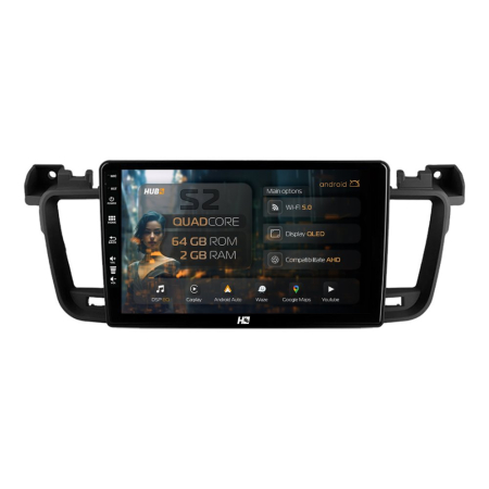 Navigații Peugeot 508 (2010-2018) - Carplay Android Peugeot 508 2GB | Hub64.ro