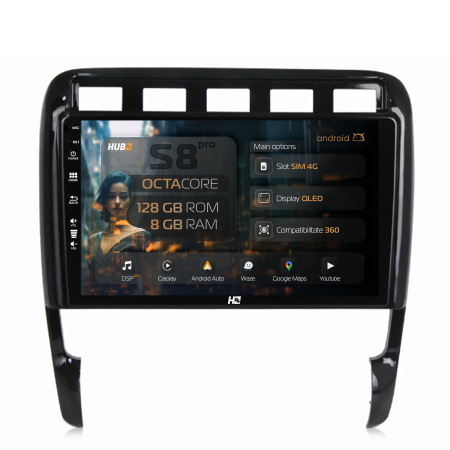 | Playere si Accesorii Universale | - Navigatie Android Porsche Cayenne 02-10 8GB | Hub64.ro