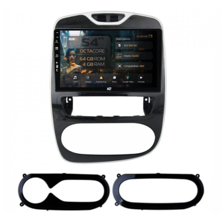 Navigații Renault Clio IV 2016-2019 - Navigatie Android Renault Clio IV QLED | Hub64.ro