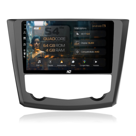 Navigații Renault Kadjar 2015-2022 - Navigatie Android Renault Kadjar QLED| Hub64.ro