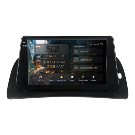 Navigații Renault Kangoo II 2008-2021 - Navigatie Carplay Renault Kangoo II (2008-2021) Android 2GB | Hub64.ro