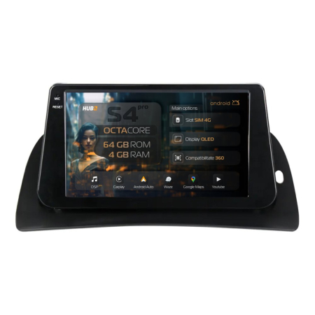 Navigații Renault Kangoo II 2008-2021 - Navigatie Android Renault Kangoo II (2008-2021) QLED | Hub64.ro