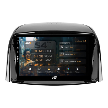 Navigații Renault Koleos I 2008-2016 - QLED Android Renault Koleos (2008-2016) 4+64GB | Hub64.ro