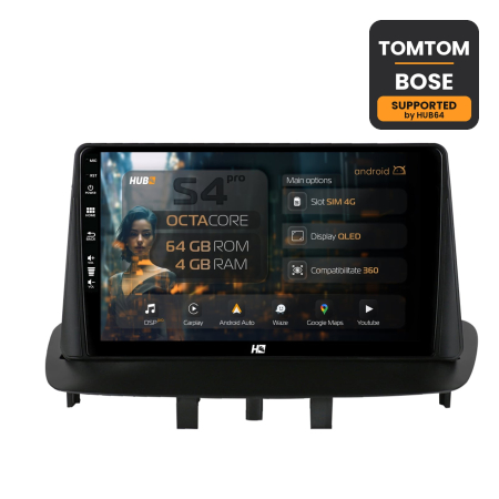 Navigatie QLED 10 Renault Megane 3/Fluence | Hub64.ro [0]