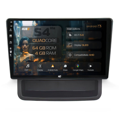 Navigații Renault Trafic II 2010-2014 - Navigatie Android Renault Trafic / Opel Vivaro (2010-2014) QLED | Hub64.ro
