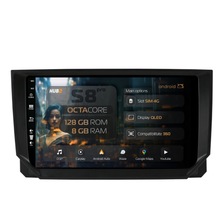 Ibiza 2017 - >> - Navigatie Android Seat Ibiza 2017+ 8GB | Hub64.ro