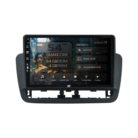 Ibiza IV 2014-2017 - Navigatie QLED Android Seat Ibiza IV (2014-2017) 4GB | Hub64.ro