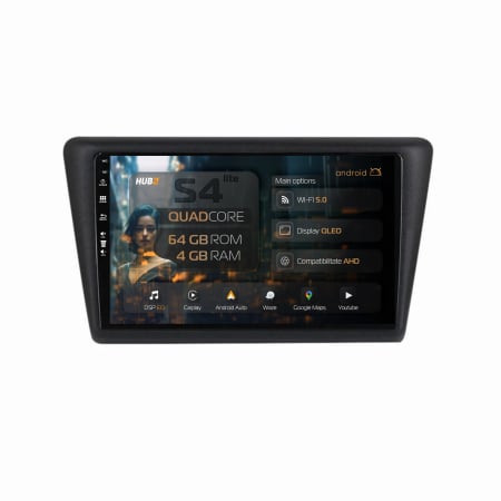 Rapid 2012-2019 - Navigatie QLED Android Seat Toledo Rapid 4GB | Hub64.ro