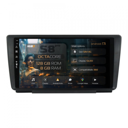 Navigații Skoda Octavia II NFL 2004-2008 - Navigatie Android Skoda Octavia 2 (2004-2013) 8GB | Hub64.ro