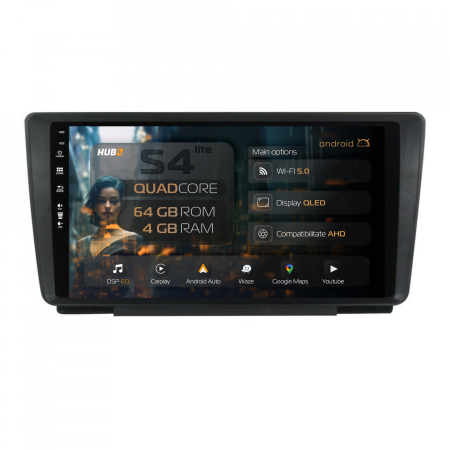 Octavia II NFL 2005-2008 - Navigatie QLED Android 13 Skoda Octavia 2 | Hub64.ro