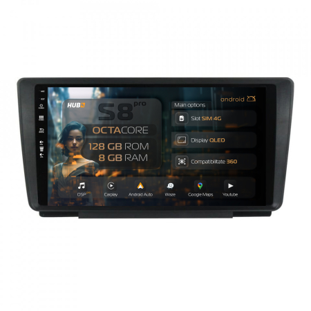 Octavia II NFL 2005-2008 - Navigatie Android 13 Skoda Octavia 2 8GB | Hub64.ro