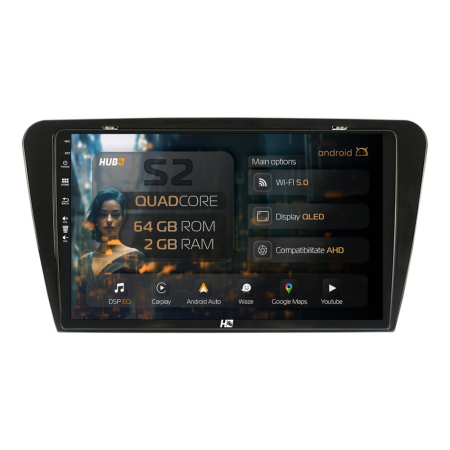 Navigații Skoda Octavia III 2013-2020 - Carplay Android Skoda Octavia 3 2GB | Hub64.ro