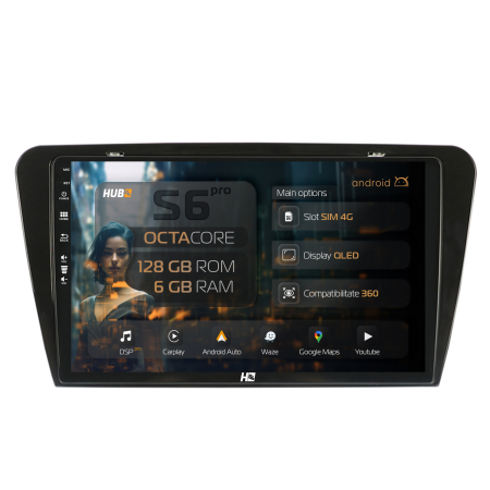 Octavia III 2013 - >> - Navigatie Android 13 Skoda Octavia 3 6+128GB | Hub64.ro