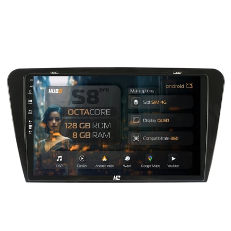 Octavia III 2013 - >> - Android 13 Skoda Octavia 3 8+128GB | Hub64.ro
