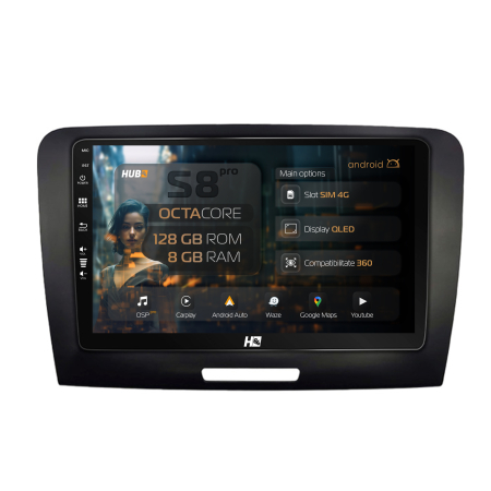 Superb II 2008-2014 - Navigatie Android Skoda Superb 2 8GB | Hub64.ro