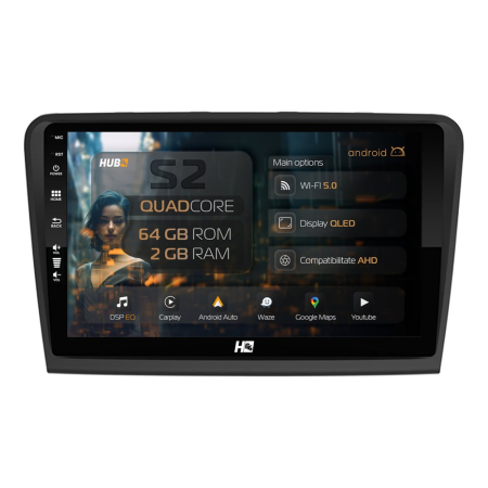 Navigații Skoda Superb II 2008-2015 - Carplay Android Skoda Superb 2 2GB | Hub64.ro